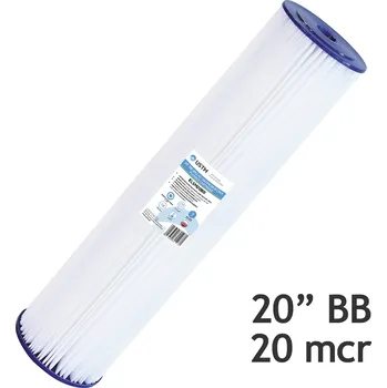 vodní filtr Listková proplachovatelná vložka USTM EL20M20BB, 20" Big Blue, 20 mcr