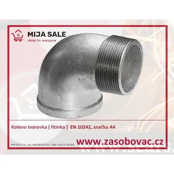 Fitinka 092 MF - 3"- Pozinkované koleno tvarovka ( fitinka ) EN 10242, značka A4