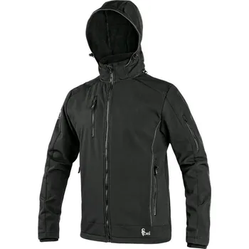 pracovní bunda Bunda CXS DURHAM pánská softshellová černá 3XL
