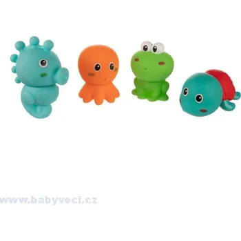 Hračka pro nejmenší Stříkací gumová zvířátka v taštičce