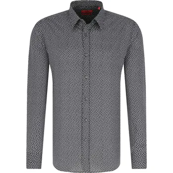 Pánská košile HUGO Košile Elisha02 | Barva:černý | Velikost:43