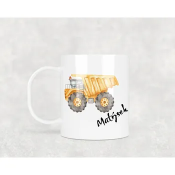 Domovi Plastový hrnek s vlastním jménem Nákladní vozidlo 330ml