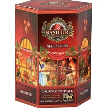 Čaj BASILUR Sensations Christmas Fireplace 85 g