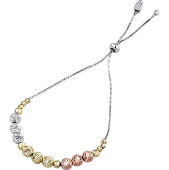 Náramek Stříbrný náramek Eloise s barevnými kuličkami MSS1683B3GP