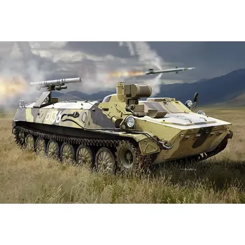 Plastikový model Trumpeter 1/35 Russian 9P149 Launching Vehicle of 9K114 Shturm-S ATGM system