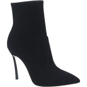 Dámské holínky Casadei Kůžoné kotníkové boty brodway | Barva:černý | Velikost:36