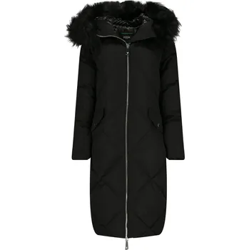 Dámský kabát GUESS JEANS Péřový kabát SVEVA | Barva:černý | Velikost:XS