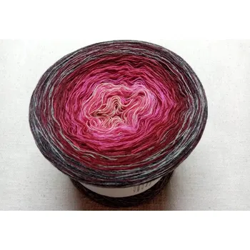 Příze Diana merino 3-nitka 1000m (Duhové klubko Diana merino)