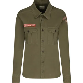 Dámská košile Zadig&Voltaire Košile MILITAIRE | Barva:khaki | Velikost:L