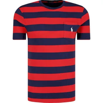Pánské tričko POLO RALPH LAUREN Tričko | Barva:červený | Velikost:L