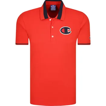 Pánské oblečení Champion Polokošile | Barva:červený | Velikost:M