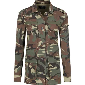 Dámská casual bunda GUESS JEANS Bunda FILL | Barva:khaki | Velikost:S