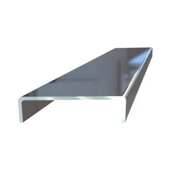 Stavební profil Dilatační lišta nerezová listelo U d. 2,5m Materiál: nerez pololesk NEU 258250