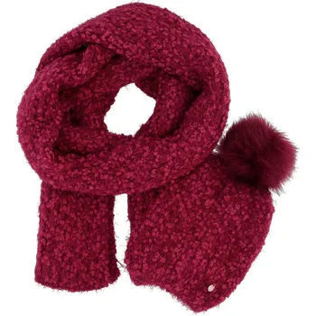 Módní doplněk Liu Jo Šála + čepice | Barva:malinově růzový | Velikost:OS