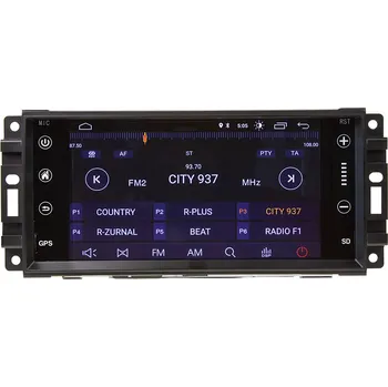 GPS navigace Autorádio pro Jeep 7" LCD, Android 11.0, WI-FI, GPS, Carplay, Mirror link, Bluetooth, 3 x USB (80810A)