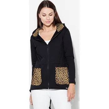 Dámská mikina Bavlněná mikina s pohodlným rozparkem vzadu K436 KATRUS Velikost: L, Barva (Varianta): Vzor 65