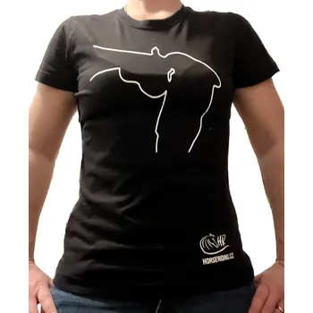 Horseriding.cz Triko Unisex Horseriding Velikost: S, Varianta: Růžová