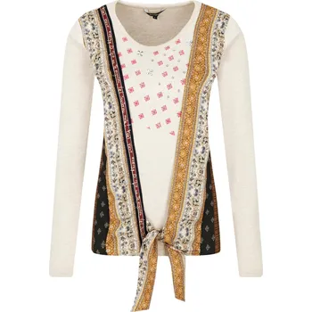 Dámské tričko Desigual Halenka YAN | Barva:béžový | Velikost:S