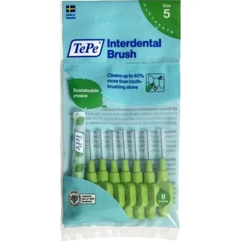 Dentální hygiena TePe mezizubní kartáčky size 5 Zelené 8ks