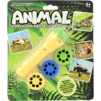 Dekorace do dětského pokoje Dětská svítilna a ruční projektor safari > varianta safari