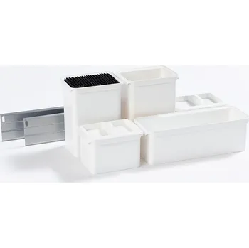 Nábytkové kování KES Dispensa/Comfort II YouboXx-Set 1 stříbrná/bílá (KES Dispensa/Comfort II YouboXx-Set 1 stříbrná/bílá)