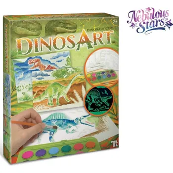 kreativní sada Kreativní sada Nebulous Stars Dinosauři Magický akvarel 954013