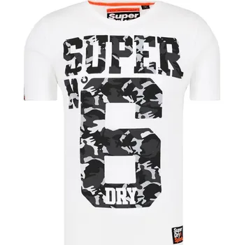Pánské tričko Superdry Tričko Super no 6 tee | Barva:bílý | Velikost:M