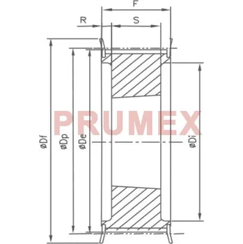 Auto-moto Řemenice TB 48 8M 30 optibelt ZRS na Taper Lock