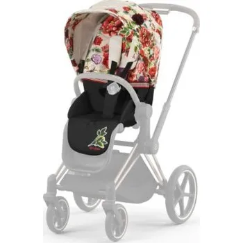 Kočárek Cybex Platinum Priam Seat Pack Spring Blossom - Light Beige