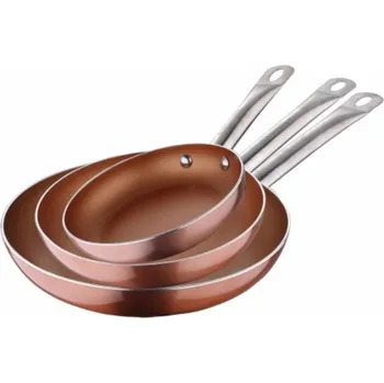 Pánev Recenze San Ignacio Sada pánví měděná 3 ks 18/22/26 cm