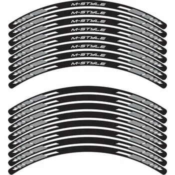 Sada polepů Easy na kola motocyklu šedá MS-055944