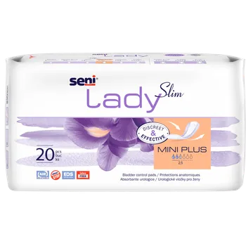 Podložní mísa PHARMOS,a.s. Seni Lady Slim Mini Plus 20 ks inkontinentní vložky