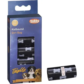 sáček na exkrement Nobby TidyUp sáčky na exkrementy černé 4 role (60 sáčků)