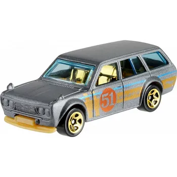 autíčko Hot Wheels Satin nad Chrome '71 DATSUN 510 WAGON 1:64