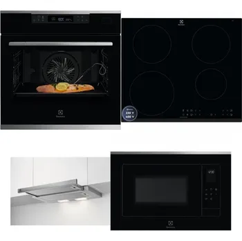 Set domácích spotřebičů ELECTROLUX KOBCS31X + ELECTROLUX LIR60433B + ELECTROLUX LFP326S + ELECTROLUX LMS4253TMX