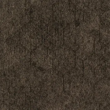 Koberec Contour kobercové čtverce Perspective 848 hnědá