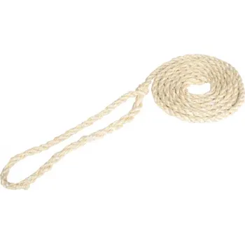 Vazák směs sisalu a polypropylenu 3,20m, d 12mm s velkou smyčkou, přírodní barva