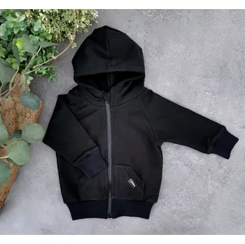 Dívčí mikina Kulišárny Mikina zipper BLACK VELIKOST: 98