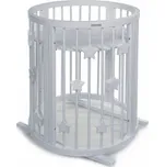 Mimiko kulatá postýlka 9v1 Stars - Grey