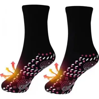 Dámské spodní prádlo Hřejivé masážní ponožky Černé