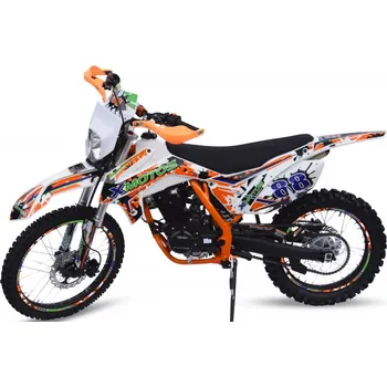malá motorka Oranžový pitbike XB88 250cc 4T el.start