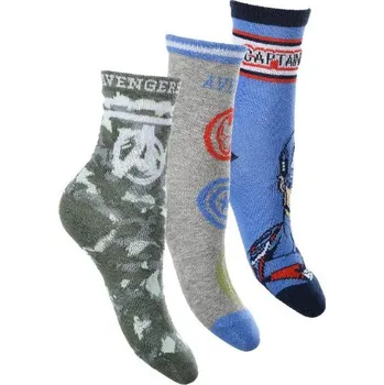 SpiderMan SADA 3 KS PONOŽKY AVENGERS > varianta 0623-2 Barva: 0623-2, Velikost: 23-26