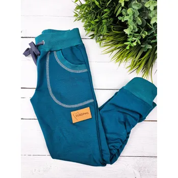 Kulišárny Tepláčky TEAL řasené VELIKOST: 74-80