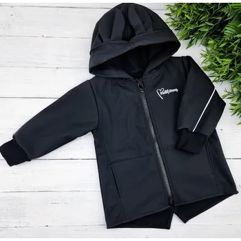 Dívčí bunda Kulišárny Softshell bunda s kapsami BLACK VELIKOST: 116