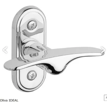 Okenní klika Oliva IDEAL Cr chrom stříbrná ROSTEX výprodej okenní kování