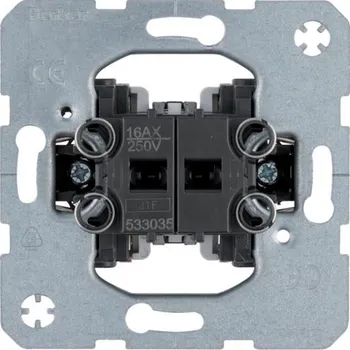 vypínač Kolébkový vypínač, řazení 5, 10 AX, 250 V AC, modul přístroje BERKER 533035