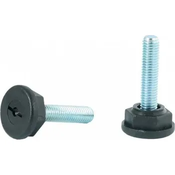 Šroub Stavitelná noha pevná s šestihranem ø30 mm, šroub M10x15 mm, ocel - PP