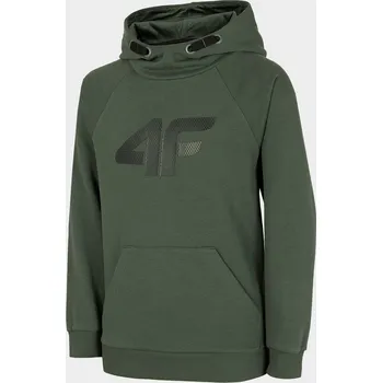 Dívčí mikina 4F HJZ22-JBLM002 KHAKI Dětská mikina EU 122