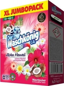 Prací prášek Der Waschkönig Aloha Hawaii Color 6,5 kg