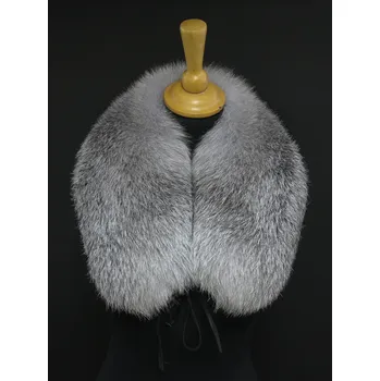 Špongr Exkluzivní kožešinový límec z Frost lišky LS279 + zavazování